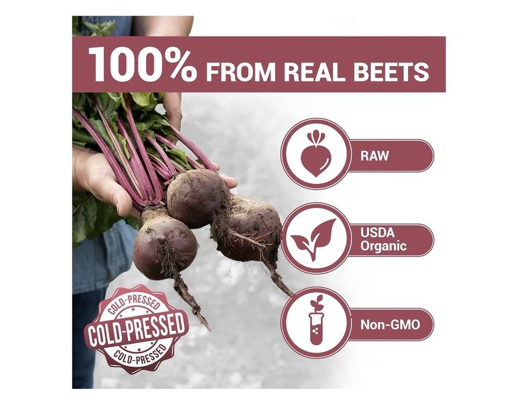 Dr Berg Organic Beetroot Juice Powder For Your Brain And Heart Blood Flow 3.18oz
