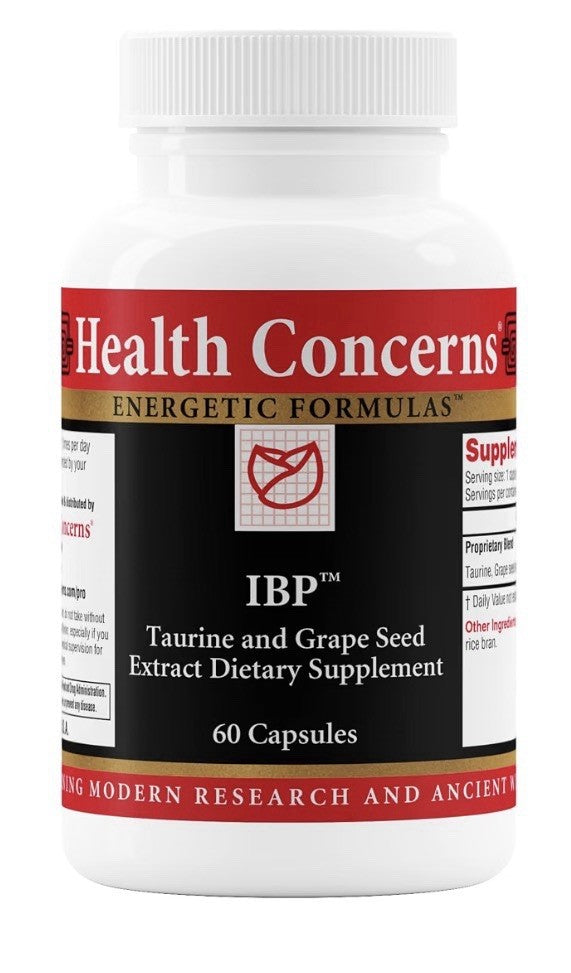 Health Concerns IBP Taurine & Grape Seed Extract Heart Blood Pressure Support