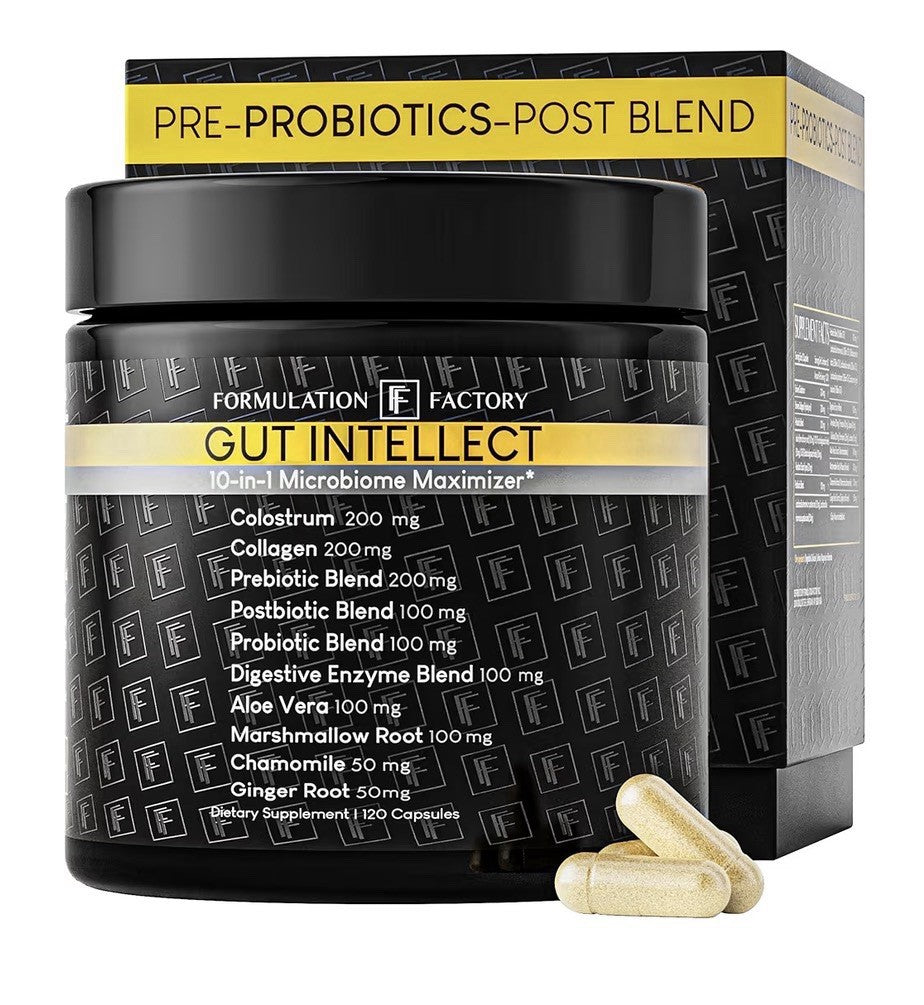 2 Pack Formulation Factory Gut Intellect 10-in-1 Microbiome Maximizer Supplement