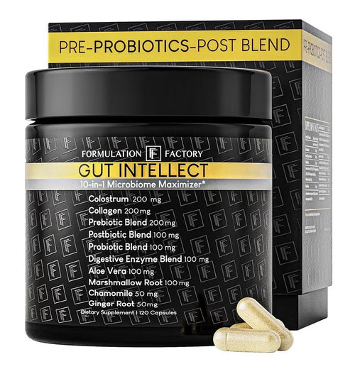 2 Pack Formulation Factory Gut Intellect 10-in-1 Microbiome Maximizer Supplement