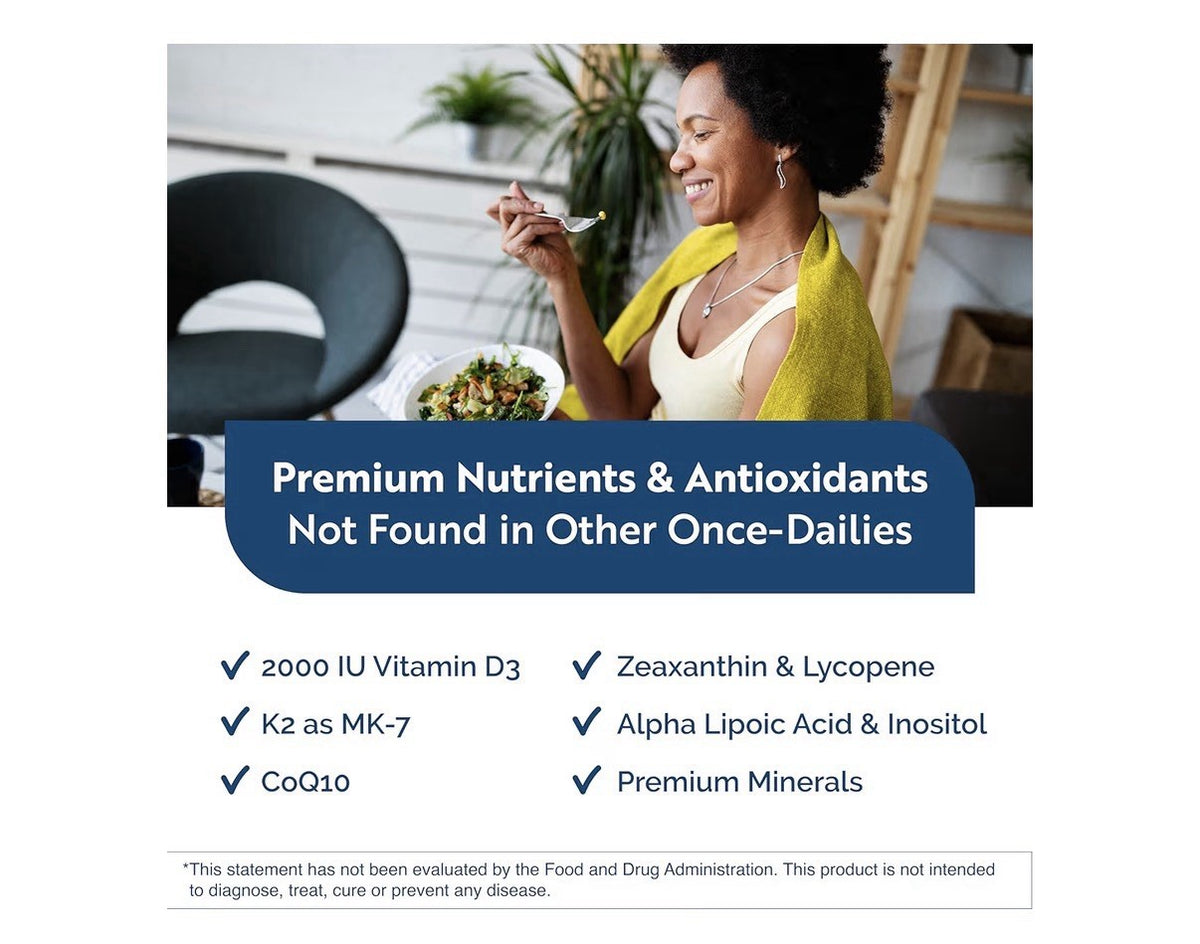 Researched Nutritionals Physician's Daily Multivitamin + D3 Supplement 60capsule