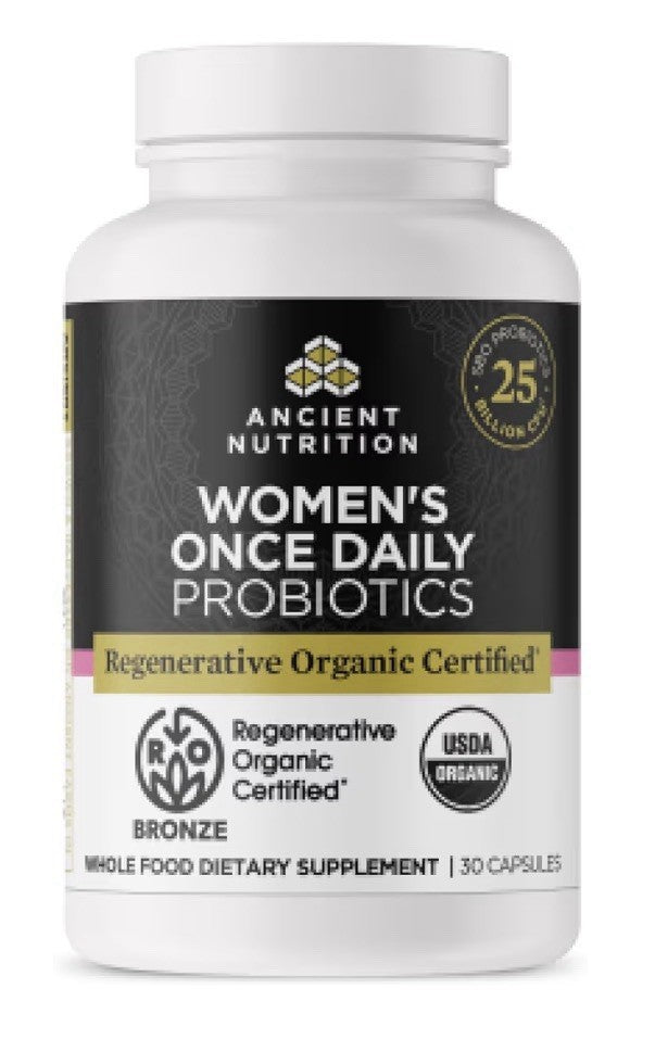 Ancient Nutrition Regenerative Organic Certified Women 50+ Probiotics 30Capsules