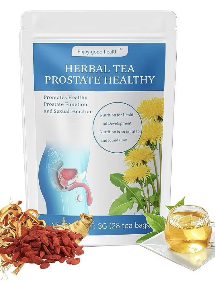 kezurass Prostate Health Tea Herbal Cleansing Prostate and Urinary Tract 28Tbags