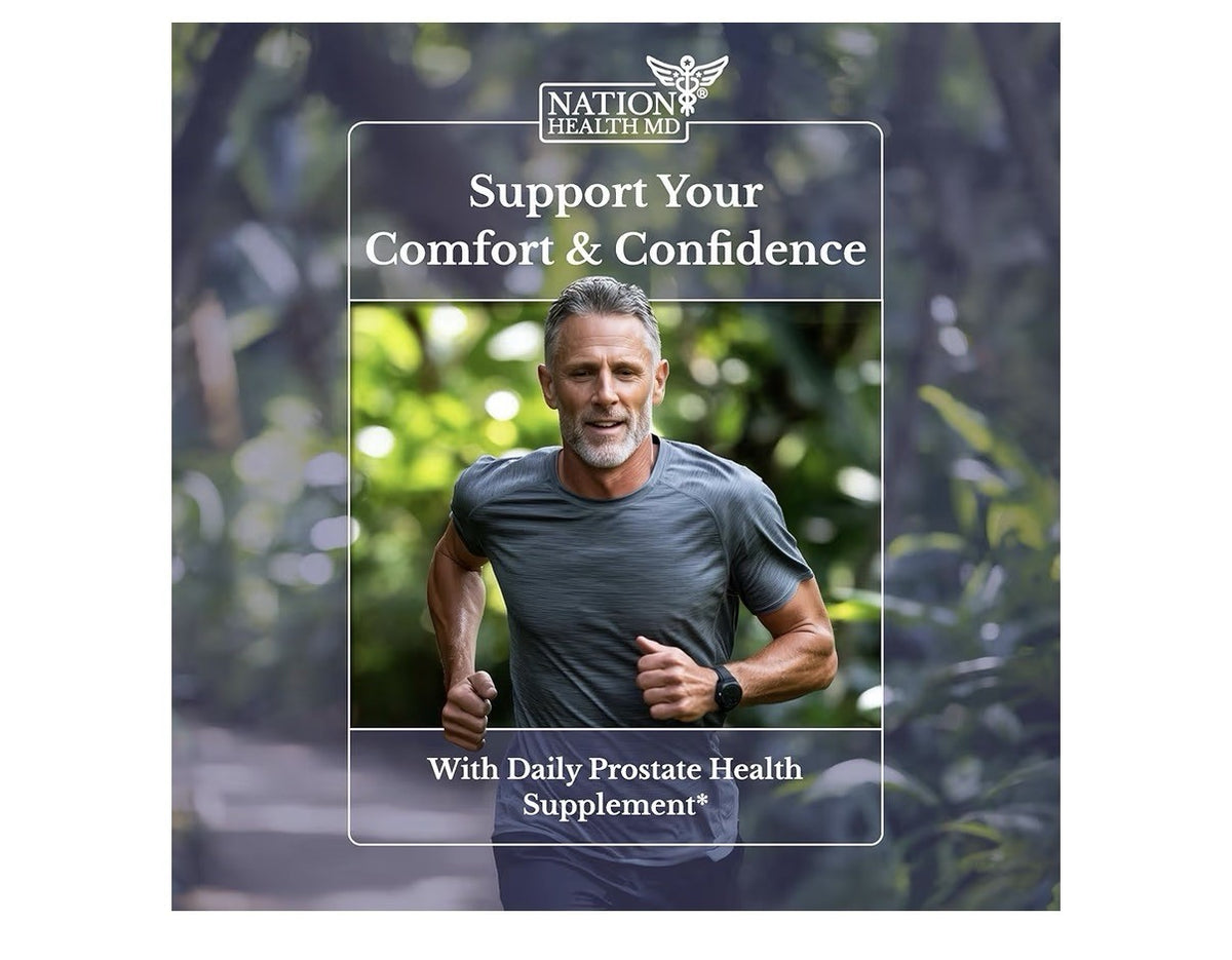 NATION HEALTH MD Flow Active Prostate Bladder Health Support Supplement 30 Caps