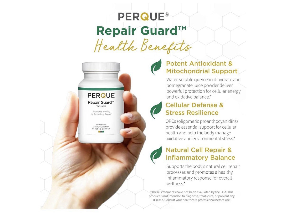 Perque Repair Guard Forte Supports Healing By Activating Repair 90 Tabsules