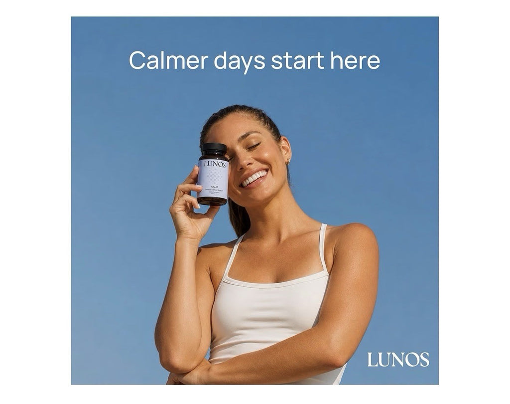 Lunos Calm Stress & Cortisol Support for Women & Men 120 Capsules