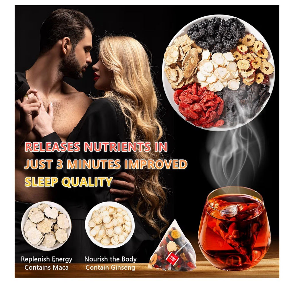 Teeo Deeo Ginseng Five Treasure Kidney Detox Herbal 7 Ingredients Blend 30Teabag