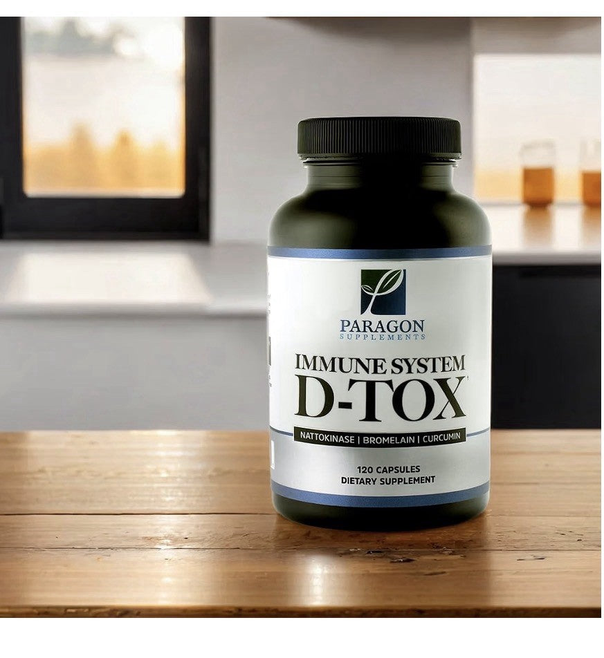 Paragon Supplements Immune System D-TOX Spike Protein Removal Detox 120capsules