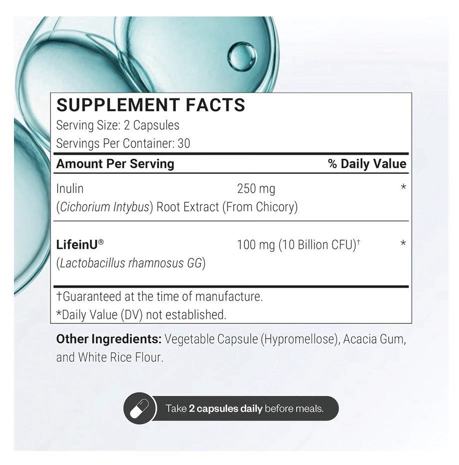 Supersmart Lactobacillus Rhamnosus GG 10 Billion CFU 60 Capsules