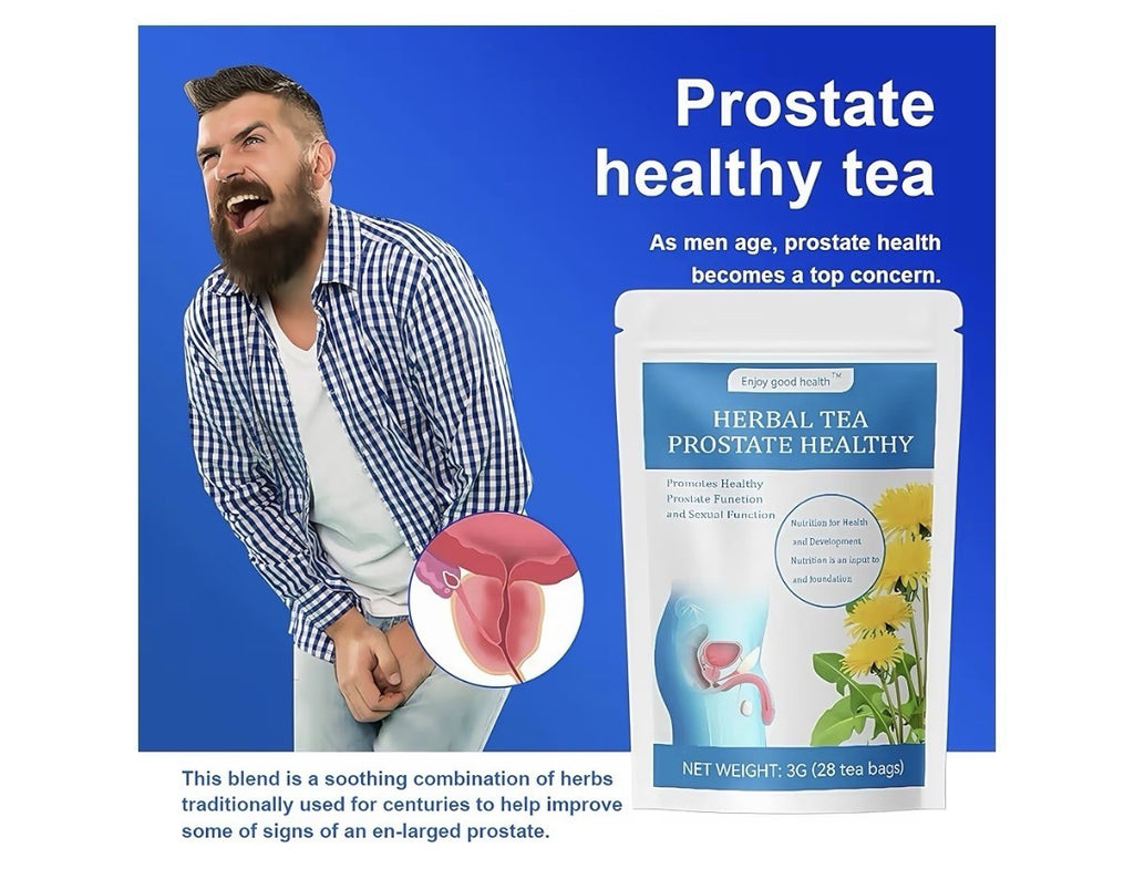 kezurass Prostate Health Tea Herbal Cleansing Prostate and Urinary Tract 28Tbags