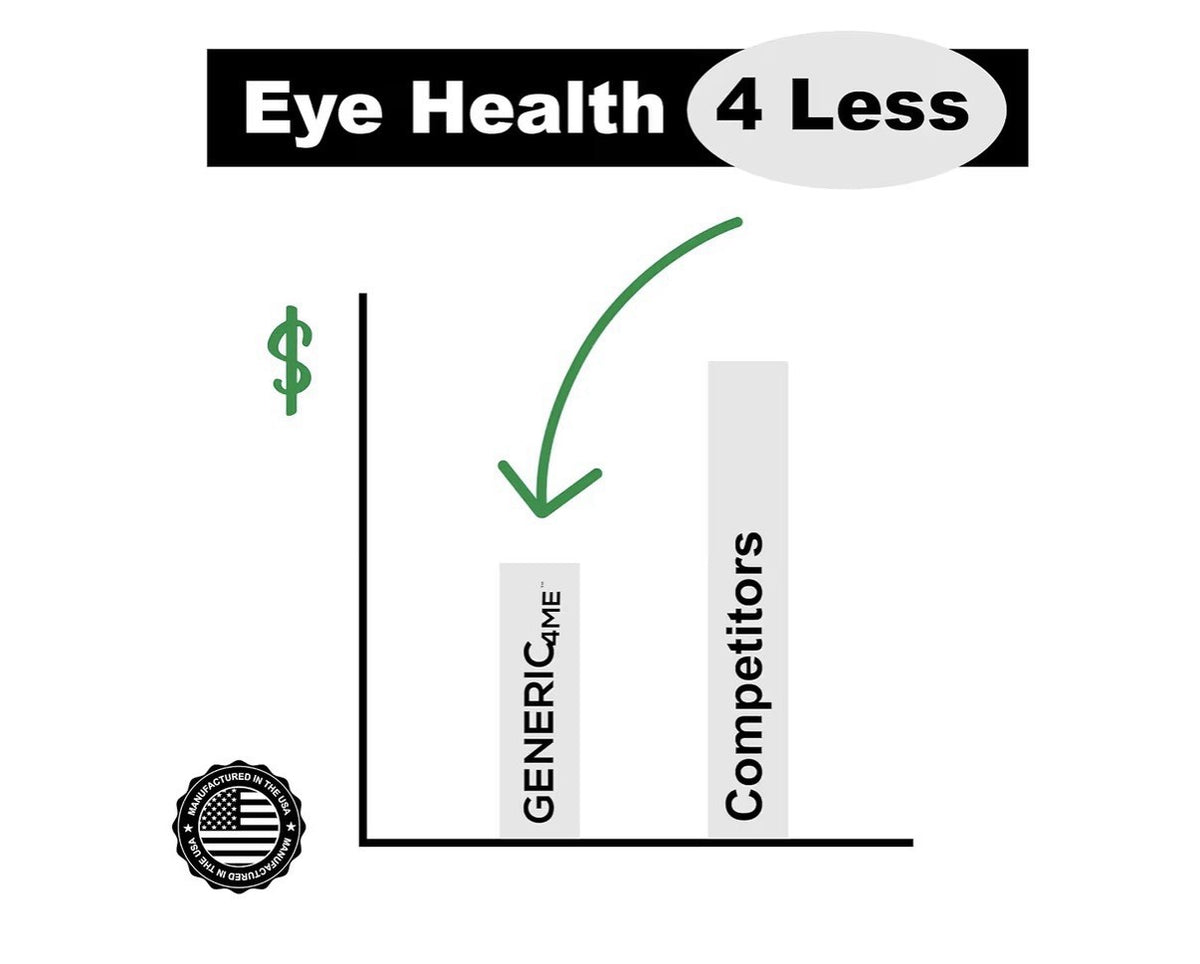 Generic4ME AREDS 2 Formula Eye Health Supplement 240 Mini Softgels