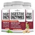 3 Packs NEW AGE Digestive Enzymes for Gut Digestive Health Probiotic Prebiotics