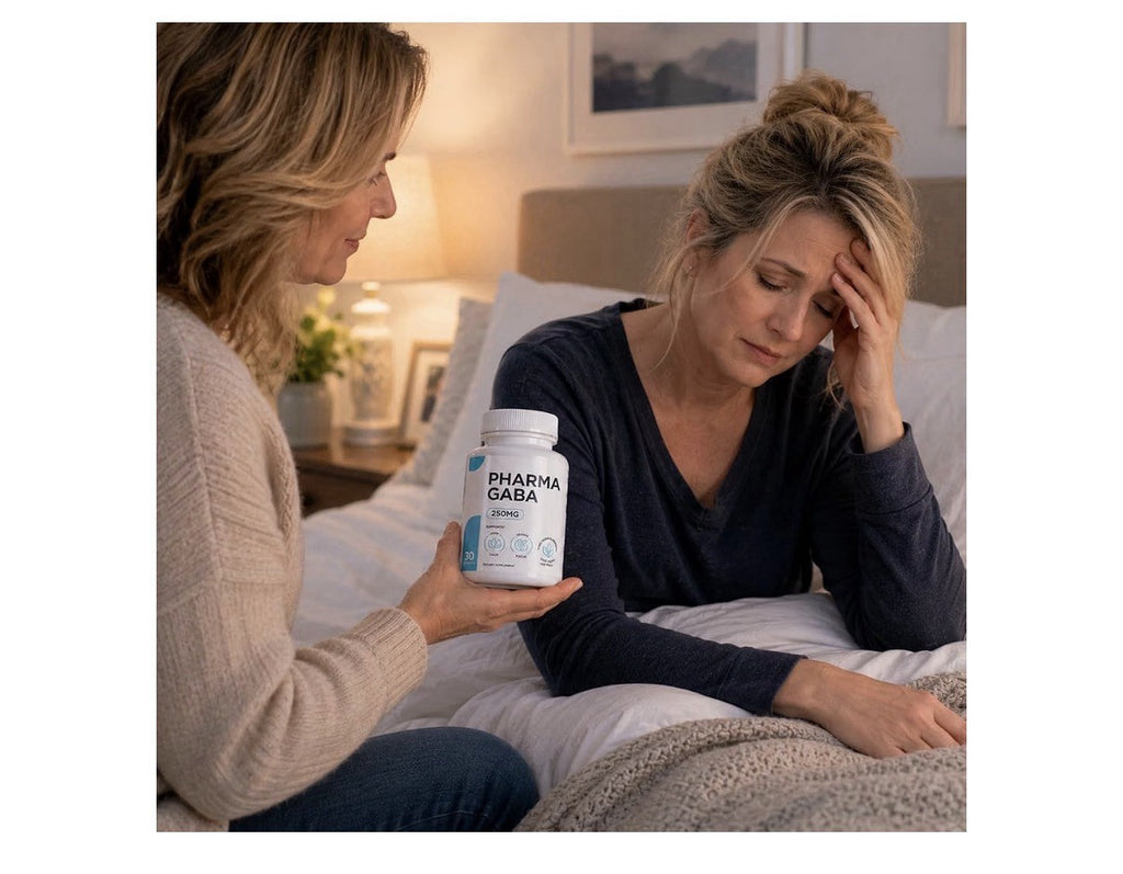 Teaveli Pharma GABA 250mg Calm Relaxation Focus Sleep Fermented GABA 30 Capsules