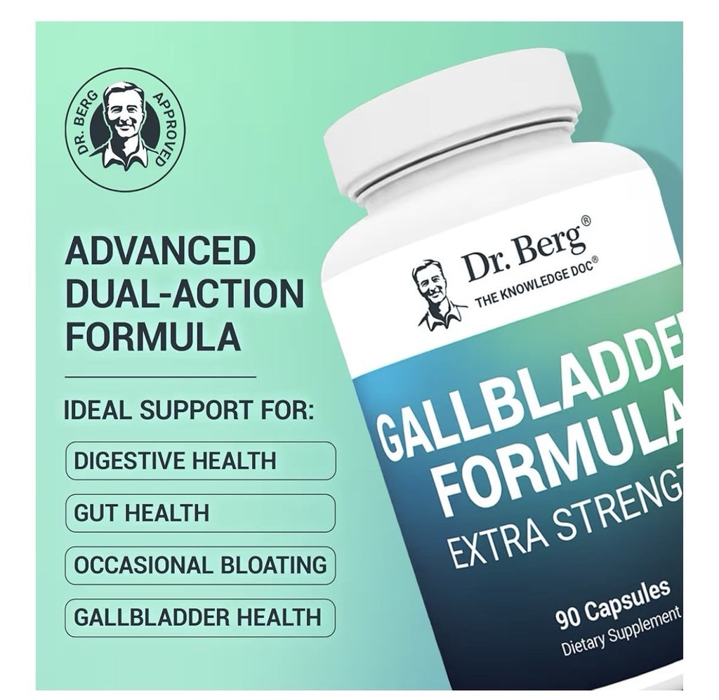 Dr. Berg Gallbladder Formula Extra Strength 90 Capsules Dietary Supplement