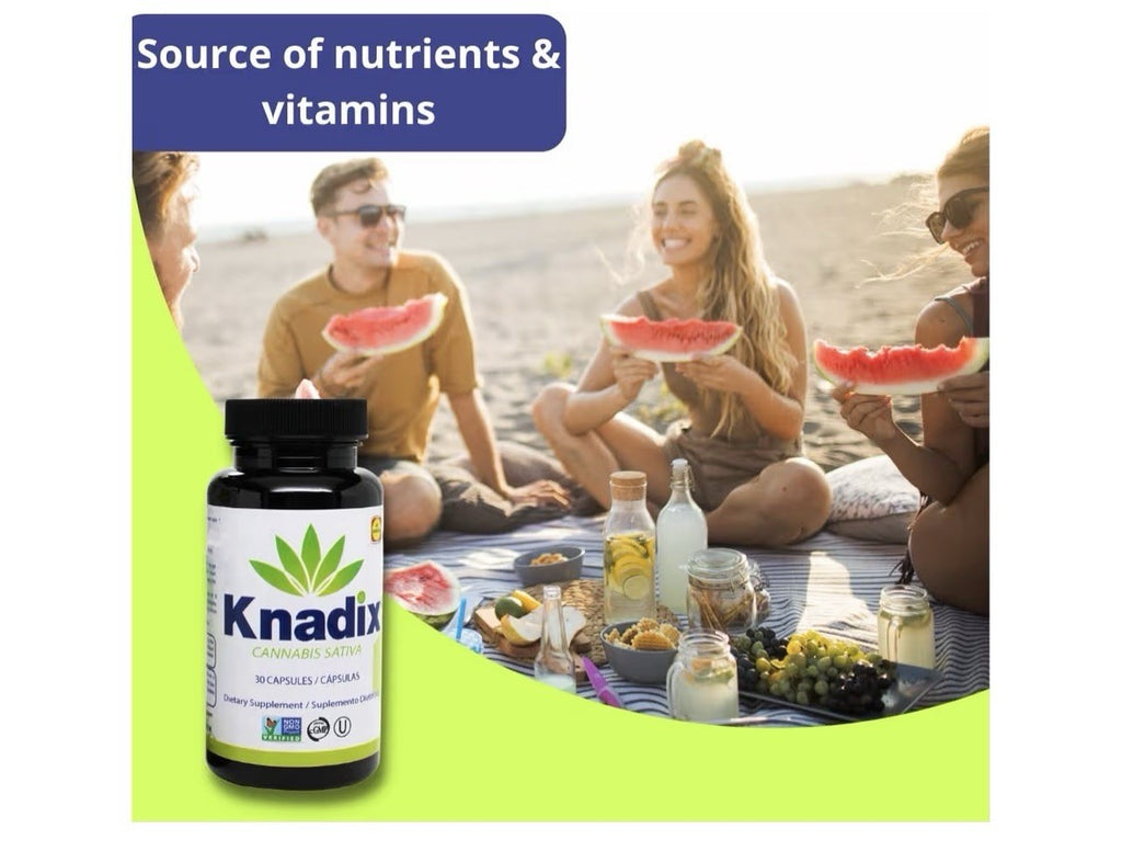 Knadix Hemp Oil Supplement Pain Support Support for Bones Muscles Joints 2 Packs