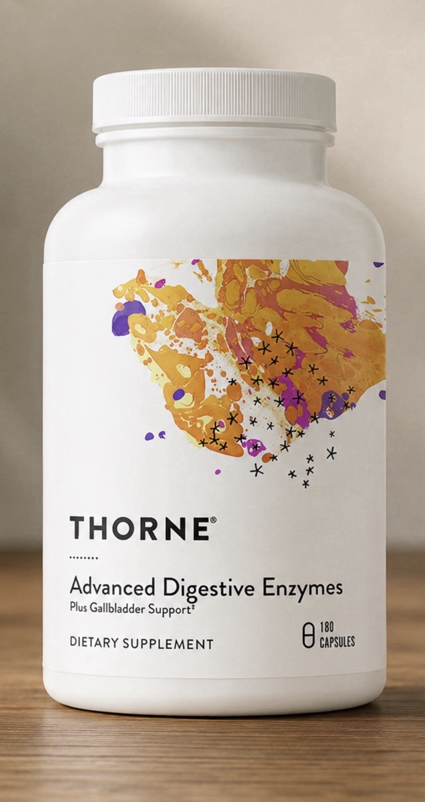 Thorne Advanced Digestive Enzymes Plus Gallbladder Support 180 Capsules