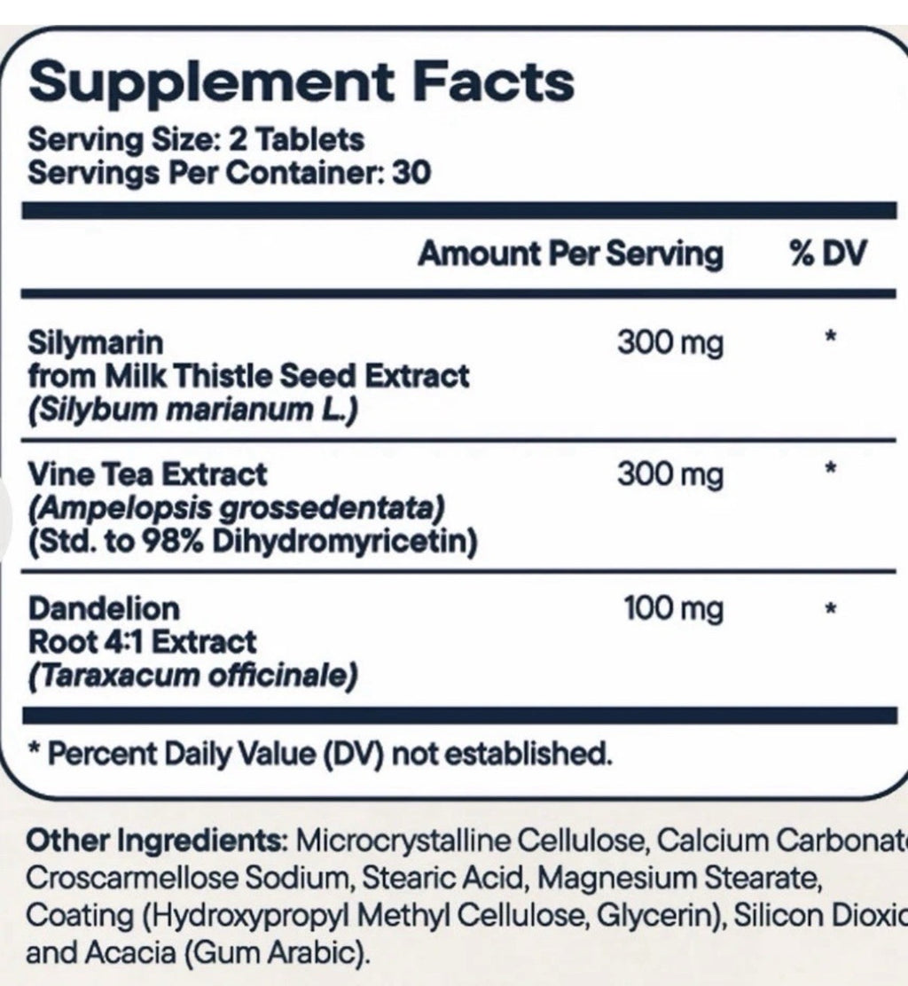 Santo Remedio Liver Health Cleanse & Detox Support Metabolism 60 Tablets
