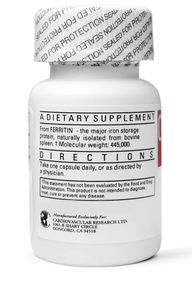 Cardiovascular Research Ferritin 5 mg Bioavailable Iron 2 Pack