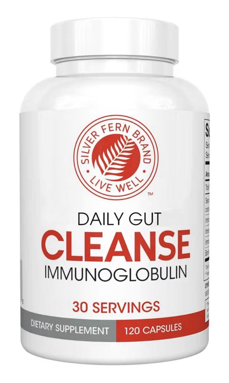 2 Pack Silver Fern Daily Gut Cleanse Immunoglobulin Postbiotic 60 Day Supply