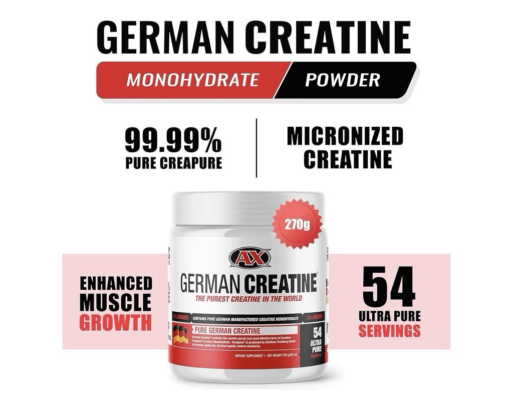 German Creatine Pure German Creatine Powder Muscle Growth Recovery 54 Servings