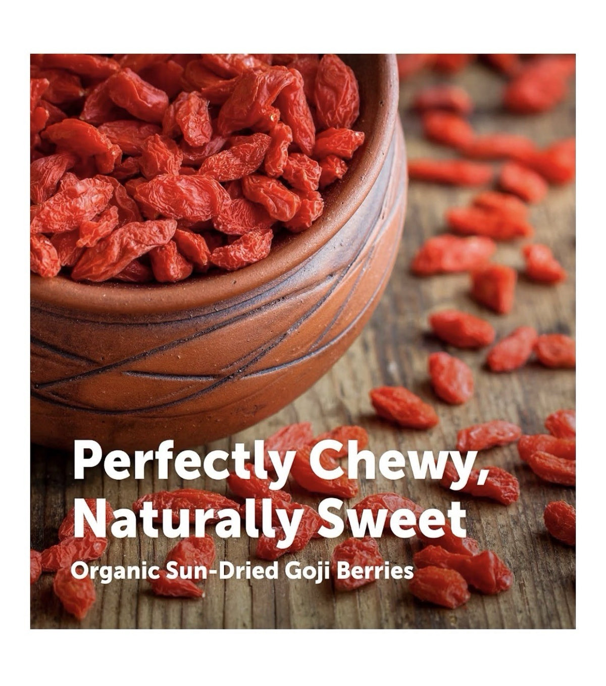 Micro Ingredients Organic Goji Berries Large Whole Sun Dried Berries 1 lbs