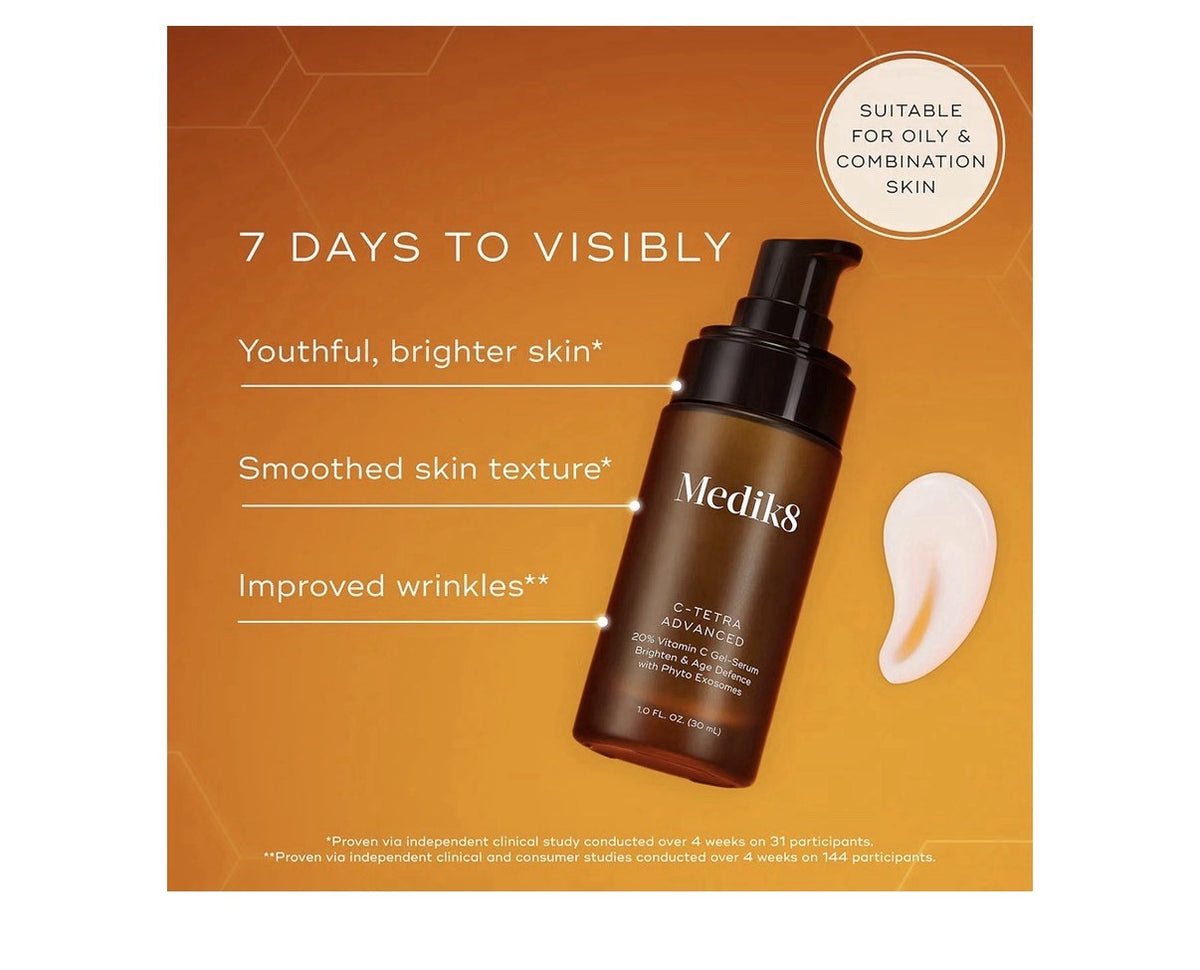 Medik8 C-Tetra Advanced 20% Vitamin C Gel-Serum Brighten & Age Defence 30 ml