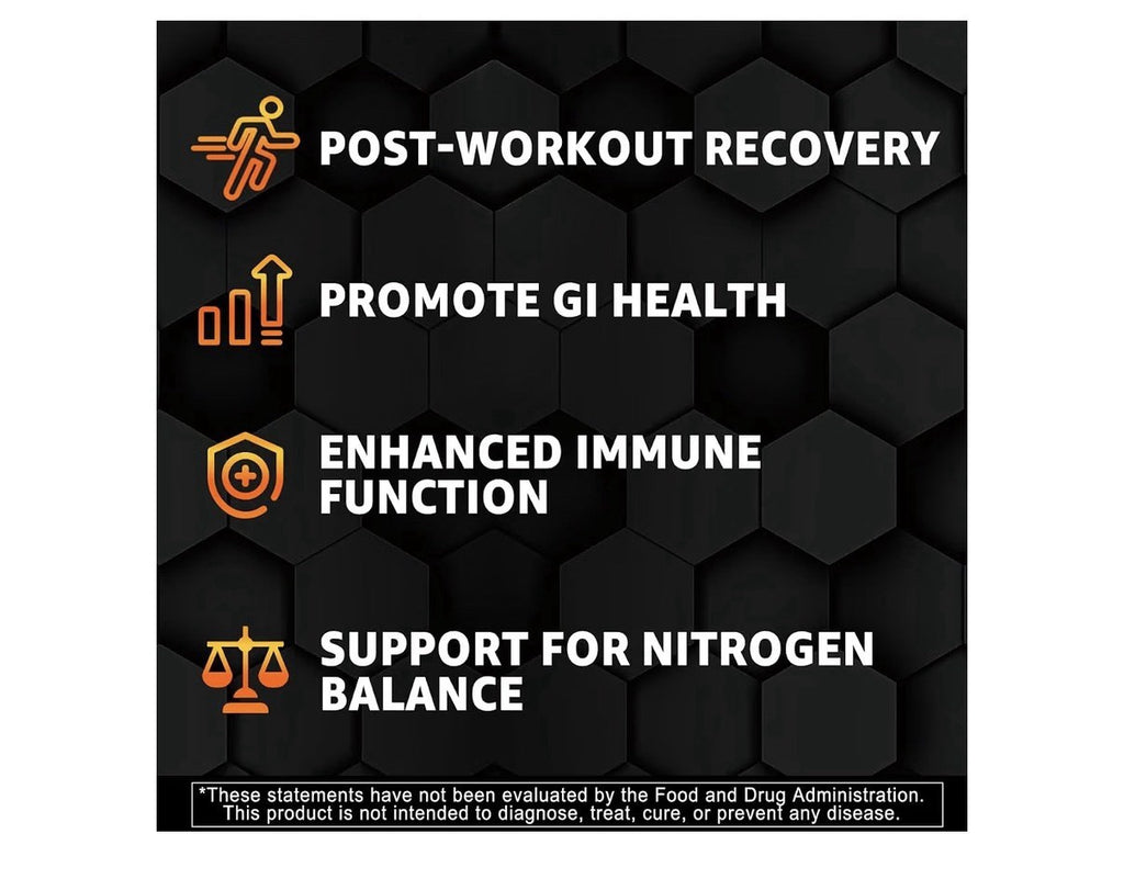 Nextdia L-Glutamine 1000mg Gummies for Women & Men Post-Workout Recovery 60gummy