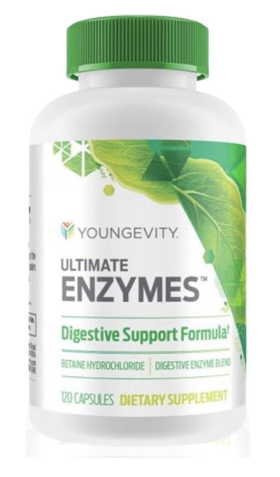 3 Pack Youngevity Ultimate Enzymes Digestive Support Formula Gas Bloating Relief