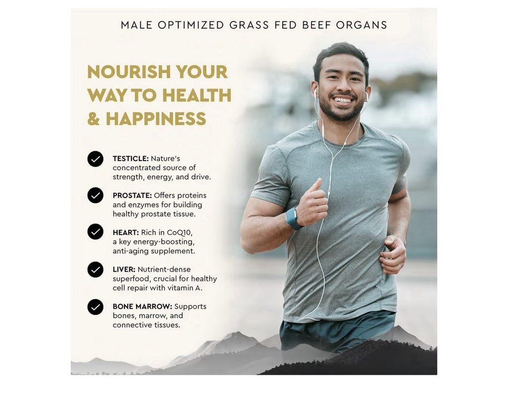 Ancestral Supplements Male Optimization Mofo Support Energy Men’s Health 180caps