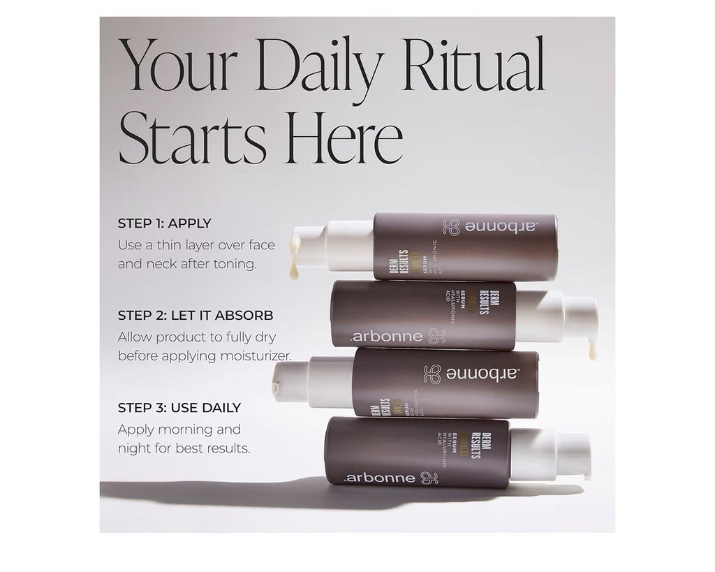 Arbonne DermResults Advanced Serum With Hyaluronic Acid Face Hydrating