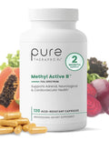Pure Therapro Rx Methyl Active B Methylated B Vitamins for Men and Women 120caps