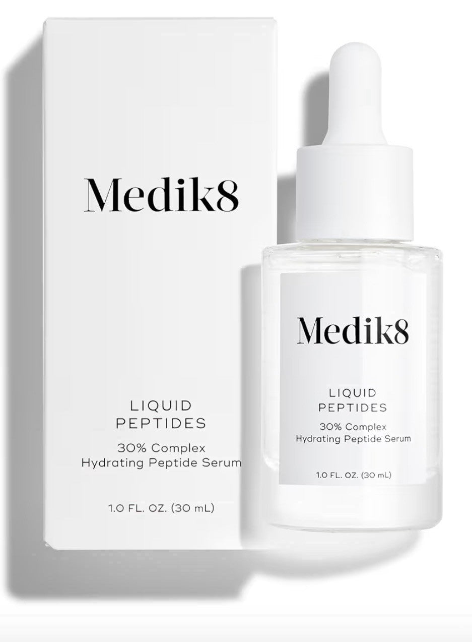 Medik8 Liquid Peptides 30% Complex Hydrating Peptide Face Serum For Women & Men