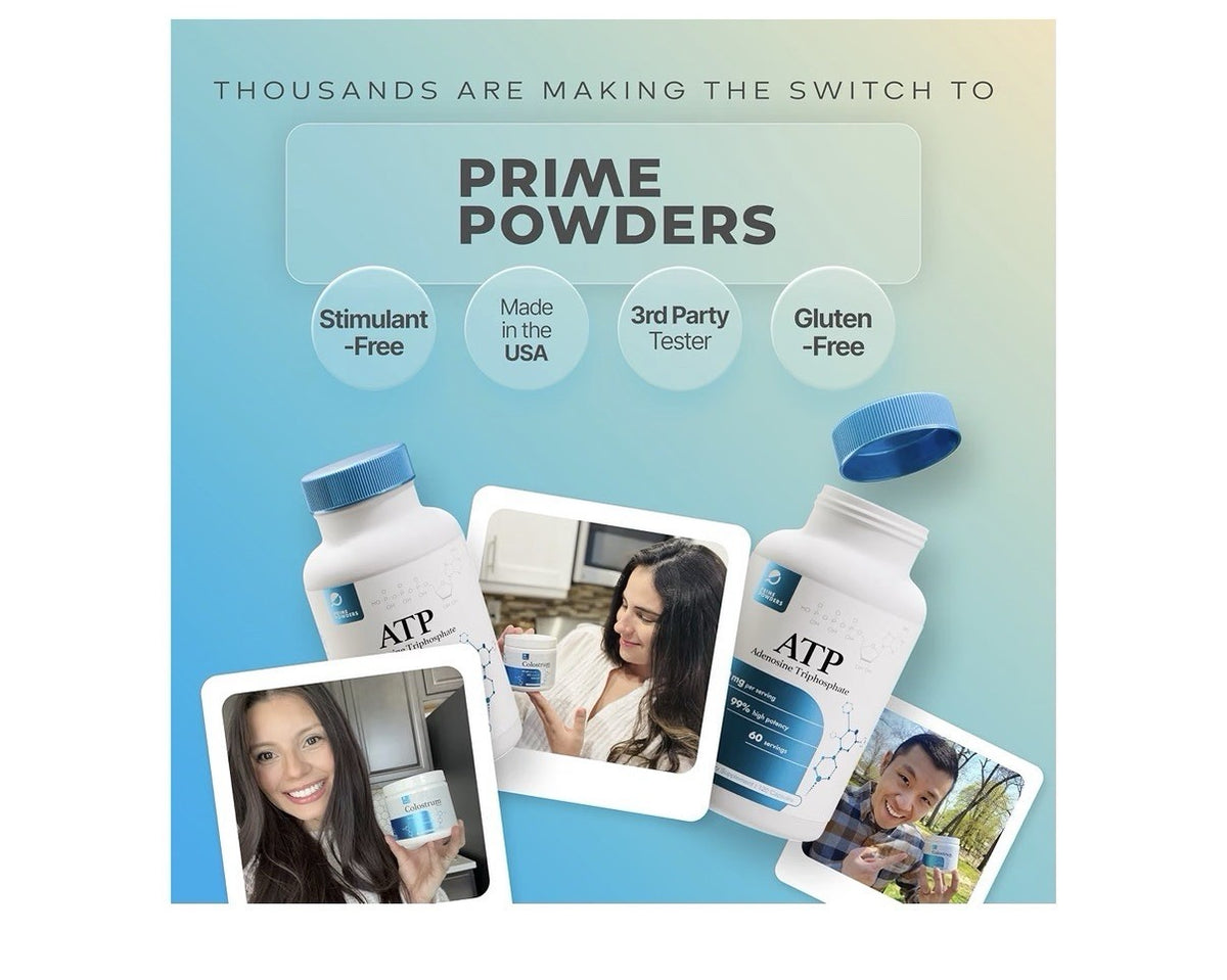 Prime Powders ATP Adenosine Triphosphate Disodium Boost Energy Endurance Stamina