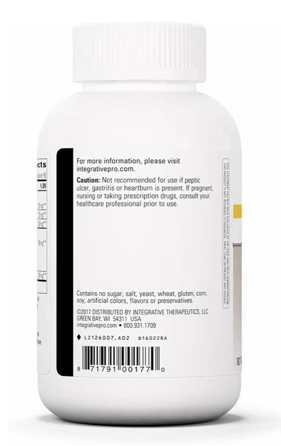 Integrative Therapeutics Panplex 2-Phase Gastric Digestive Support 180 Tablets