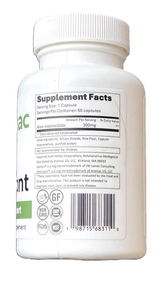 Alomac Pure STEMulant stem Cell Support (Aloe macroclada) 60 Capsules