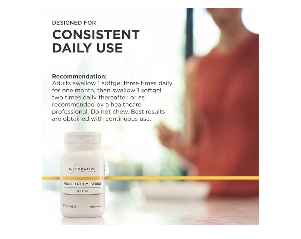 Integrative Therapeutics Phosphatidylserine Brain Cognitive Function Soy Free