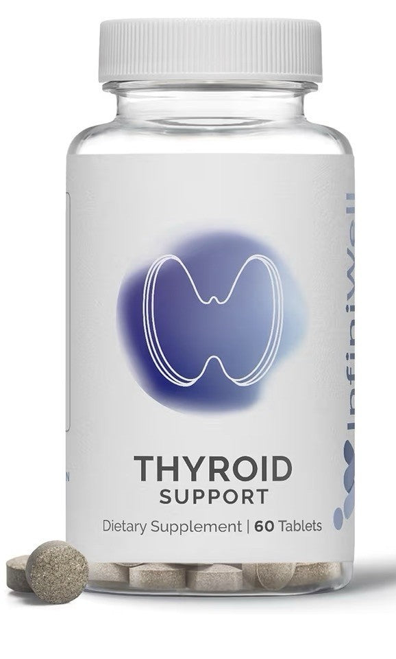 InfiniWell Thyroid Support Complex Hormone Signaling Metabolic Energy Production