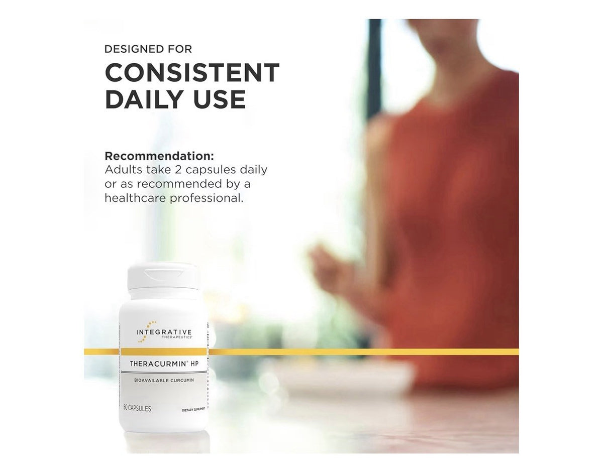 Integrative Therapeutics Theracurmin HP Curcumin Heart Joint Health Support 60ca
