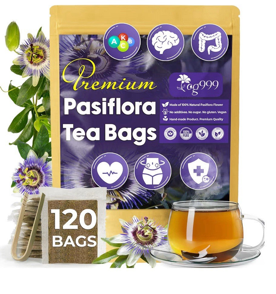 120 TeaBags  TOG999 Pasiflora Pasion Flower Tea Bags 100% Natural Pure