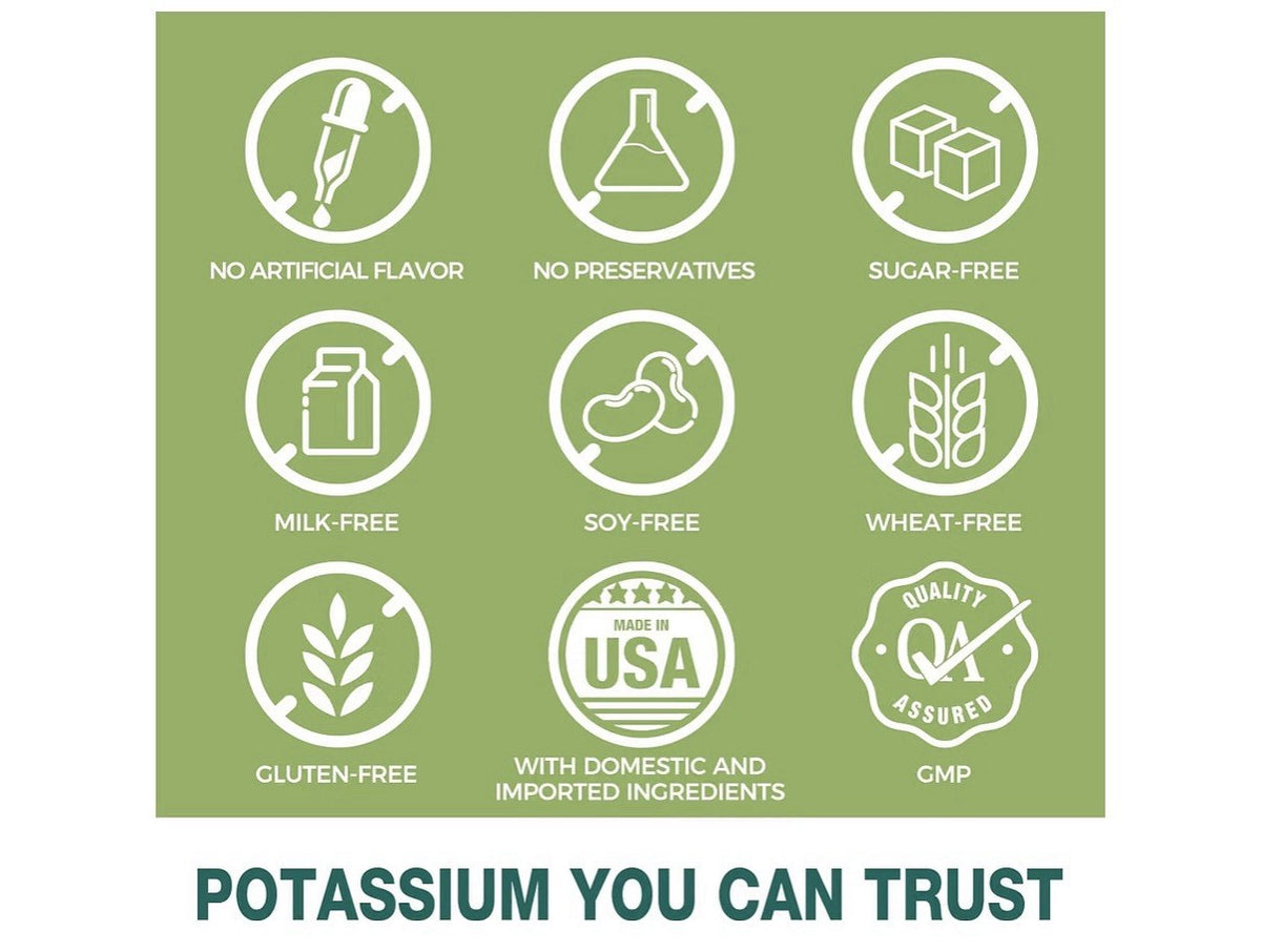 Vitamin World Potassium 99 mg Electrolyte Support Potassium Gluconate 250caplets