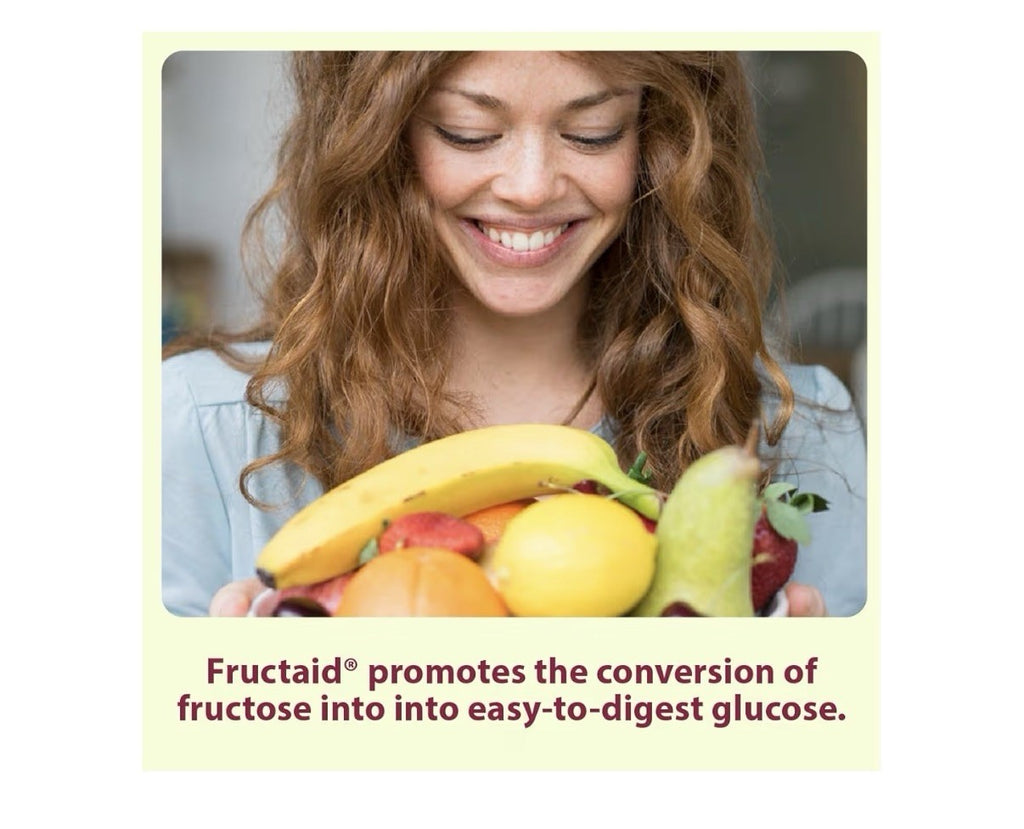 Fructaid Enzyme Supplement Enjoy Fruits, Soft Drinks And Sweets Again 45Capsules
