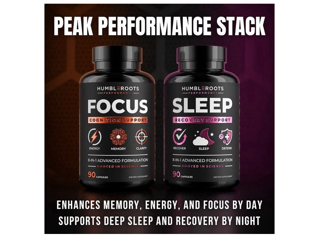 HUMBLEROOTS PERFORMANCE FOCUS Cognition Support Energy Clarity Memory 90Capsules