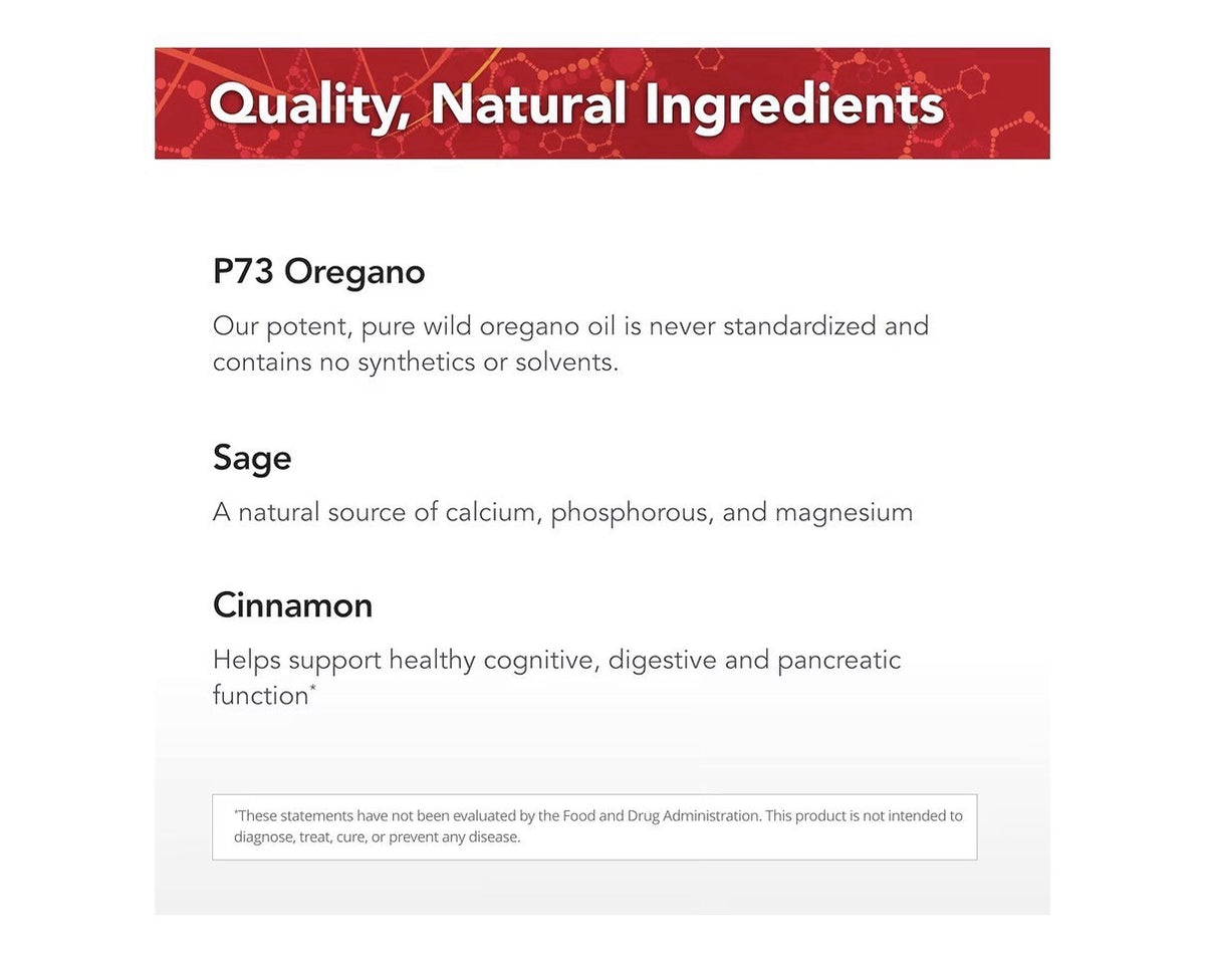 Physician's Strength Oregacillin Multiple Spice Extract Respiratory Health 30cap