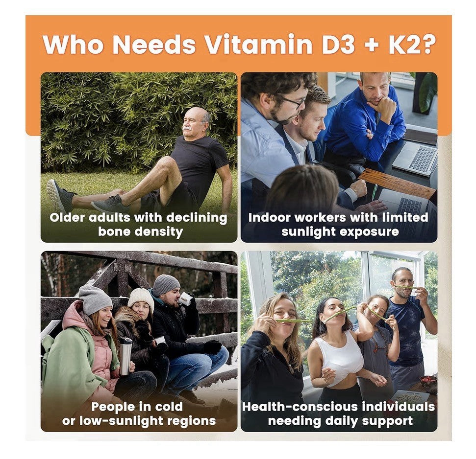 VEV Corefeel Vitamin D3 + K2 Magnesium Zinc Joints Heart Immune Support 300sgels