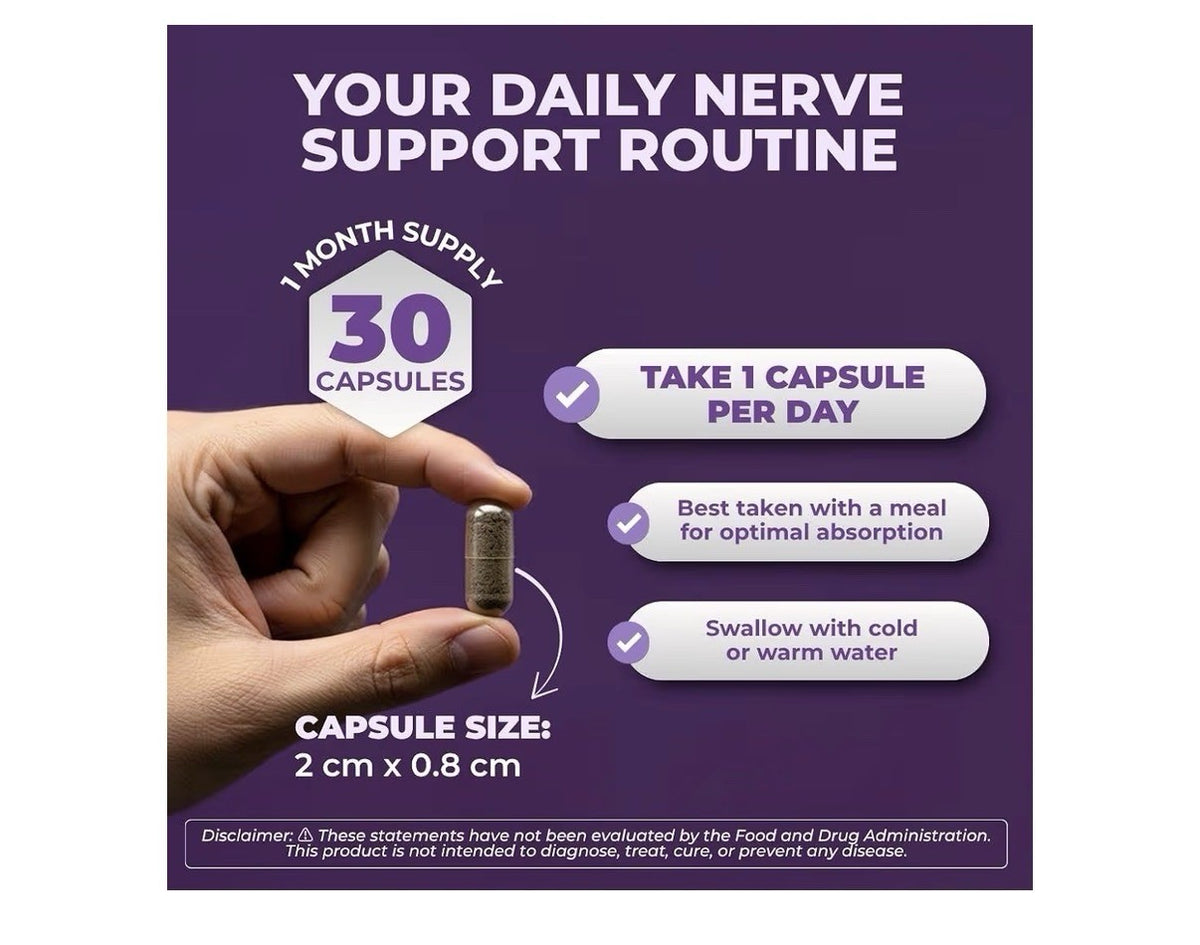 2 Pack Vital Nutritive Vital Nerve Relief Flow Circulation Vascular Health