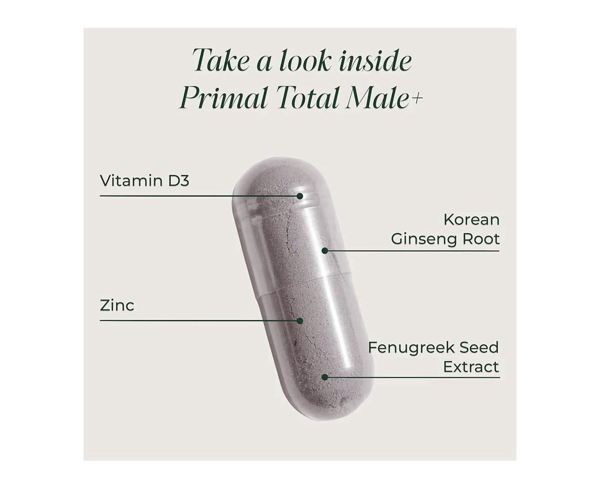 Primal Harvest Primal Total Male + All Round Multivitamin For Men 90 Capsules