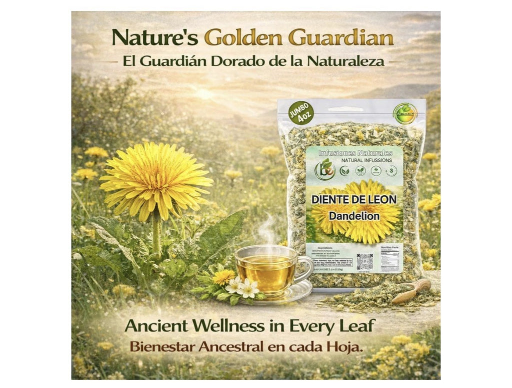 B-Eperts Diente de León Dandelion Loose Leaf Herbal Tea Natural 4 oz