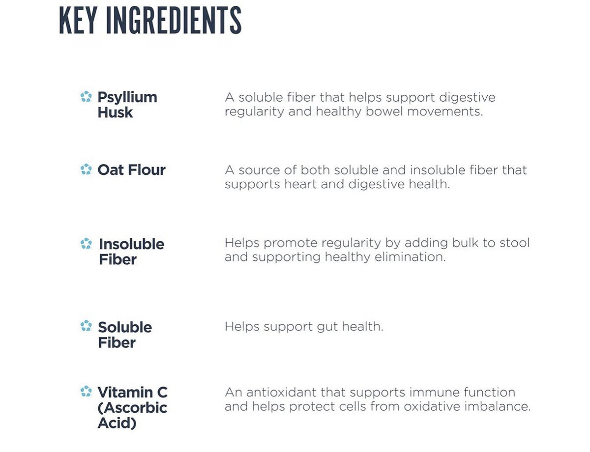Revive Fiber Supports For Digestive Health Gut Health Chocolate Flavor 30serving