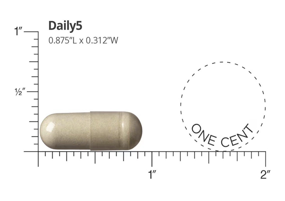 2 Pack DOCTORS' PREFERRED Daily5 Multivitamin Must 5 Have Ingredients Women Men