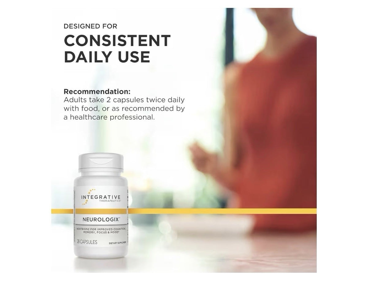 Integrative Therapeutics Neurologix Nootropic Cognition Memory Focus Mood 28caps